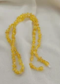 Kolye Kırık Kehribar Amber Doğaltaş Yetişkin Kolyesi - 2
