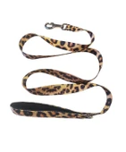 C&P Wild Leopard Köpek Gezdirme Kayışı 120 cm x 2,5 cm - 2