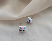 Küpe Kedi Minik Küpe Kadın Genç Kız Bebek küpesi Takı Aksesuar - 2
