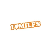 I Love Milfs Araba Sticker 17x17 Cm Turuncu - 1
