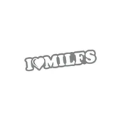I Love Milfs Araba Sticker 17x17 Cm Gri - 1