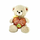 PJH2323 Peluş Kalpli Ayı Love You 30 cm - 1