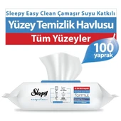 Sleepy Easy Clean Çamaşır Suyu Katkılı Yüzey Temizlik Havlusu 100'lü 10 Paket thumbnail 4