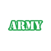 Army Araba Sticker 17x17 Cm Yeşil - 1