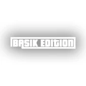 Basık Edition Araba Sticker 17x17 Cm Beyaz - 1