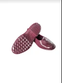 Kaydırmaz Lastik Ayakkabı KAHVE-KIRMIZI - 4