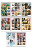 Zeytinyağlı ve Pamuklu Islak Havlu Sleepy 50x28 (1400  yaprak) ve Sticker Seti 32 Sayfa - 5