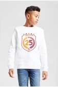 25 Şampiyonluk Yine Biz Beyaz Çocuk 2ip Sweatshirt thumbnail 1