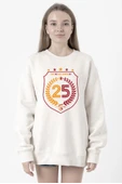 25 Şampiyonluk Yine Biz Beyaz Kadın 2ip Sweatshirt thumbnail 1