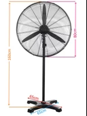 Ventus 30" İnc (75 cm) Sanayi Tipi Ayaklı Vantilatör 200W Güç Uzaktan Kumandalı Yüksek Performanslı Fan - 4