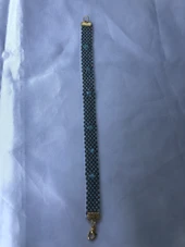 TURKUAZ KAHVERENGİ BONCUK DOKUMA BİLEKLİK - 5
