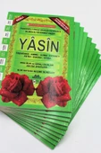 Ekonomik Hediyelik 10 Adet Yasin-i Şerif Yeşil Renk 80 Shf. Orta Boy(17x24cm) QR Kod/Meal/Arapça - 1