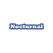 Nocturnal Araba Sticker 17x17 Cm Mavi - 1