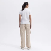 Ellesse Kadın Kırık Beyaz Polo Yaka Tişört – EF393-OF - 4
