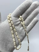 Kesme Fildişi Tesbih 11,79 Gram - Koleksiyonluk Fil Dişi Tespih thumbnail 1