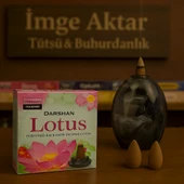Darshan İncense Lotus Geri Akış Tütsü 10 Adet - 1