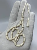 Kesme Fildişi Tesbih 11,79 Gram - Koleksiyonluk Fil Dişi Tespih thumbnail 3