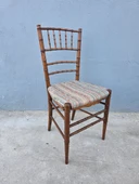 Vintage Masif Ahşap Minderli Sandalye (1 Adet) AC04 - 2