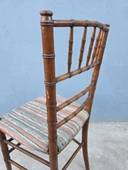 Vintage Masif Ahşap Minderli Sandalye (1 Adet) AC04 - 8