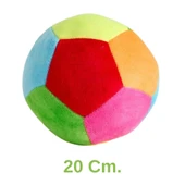 Halley Çıngıraklı Renkli Peluş Top 20 Cm. - 1