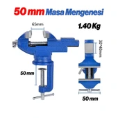 Masa Mengenesi 50 mm Mobilya Tezgah Dönerli Tabla Taban Metal Döküm İşkence Kıskaç Mini Ahşap Kanca - 2