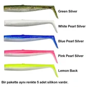 Savage Gear Sandeel V2 Tail 12.5cm 15gr (5'li Paket) İğnesiz - 2