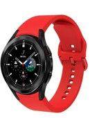 Samsung Galaxy Watch Fe / 4 / 5 / 5 Pro / 6 / 7 40 42 44 46mm Pim Tasarım Tam Uyumlu Silikon Kordon - 1