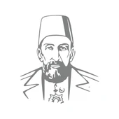 2.Abdülhamit Silüet Sticker 17x17 Cm Gri - 1