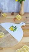 Kangura - Yuvarlak kesme Tahtası Limon - 5