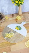Kangura - Yuvarlak kesme Tahtası Limon - 2