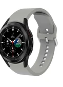 Samsung Galaxy Watch Fe / 4 / 5 / 5 Pro / 6 / 7 40 42 44 46mm Pim Tasarım Tam Uyumlu Silikon Kordon 20mm - 1
