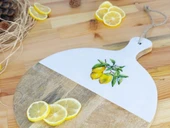 Kangura - Yuvarlak kesme Tahtası Limon - 4