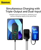 Baseus Q Pow Pro Overseas Edition 10.000 Mah Lcd Display 20W Powerbank (Lightning Kablolu), Siyah thumbnail 2