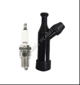 Hsgl Benzinli Jeneratör Çapa Su Motoru Buji Kepi Başlığı ve Buji Set - 4