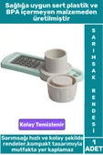 Premium BPA Free Kompakt Kolay Kullanım Temizlik Garlic Sarımak Ezici Plastik Sarımsak Rendesi - 1