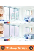 Premium İz Bırakmaz İç Göstermez Gizlilik Ofis Salon Banyo UV Koruyucu Buzlu Cam Film 2Metre X 60 Cm - 4