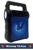 Premium Kompakt Yüksek Ses Güçlü Bass Fenerli Kamp Piknik USB/Solar Enerjili Bluetooth Hoparlör - 2