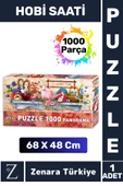 Premium Eğlenceli Eğitici Görsel Algı Problem Çözme Becerisi Çocuk PUZZLE 1000 Parça HOBİ SAATİ thumbnail 1