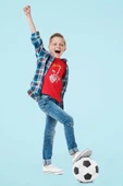 Çocuk Göztepe Kısa kollu bisiklet yaka t-shirt - Tişört - 3