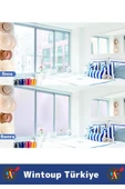 Premium İz Bırakmaz İç Göstermez Gizlilik Ofis Salon Banyo UV Koruyucu Buzlu Cam Film 5Metre X 60 Cm - 4