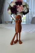 Tung Tung Tung Sahur Figürü - Komik Karakter Heykelcik 10cm - 1