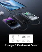 Baseus Airpow Lite Power Bank 10000mAh 22.5W Dual-Cable Cosmic Black - 2