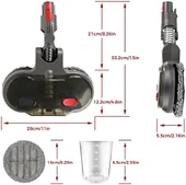 srfn ticaret Dyson V11 Uyumlu Islak ve Kuru Süpürge Paspas ve Su Tanklı Temizleme Başlığı - 3