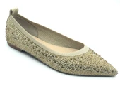 Feles Sivri Burun Taş Detaylı Kadın Babet Ayakkabı thumbnail 4