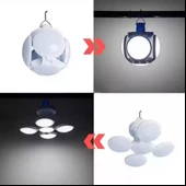 Zhltools 5 Ledli 3 Farklı Işık Modlu Açılıp Kapanabilir Led Kanatlı Güneş Enerjili Solar Aydınlatma Asılabilir Kamp Feneri - 3