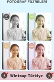 Premium 1080p HD Video Kayıt Ön Arka Çekim Filtre 5 Oyun Mini Çocuk Kamera Dijital Fotoğraf Makinesi - 6