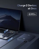 Baseus Blade2 12.000 mAh Digital Display Power Bank 65W-Mariana Mavi thumbnail 2