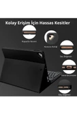 iPad 11. Nesil A16 çipli 2024 2025 Uyumlu Klavyeli Tablet Kılıfı - 10