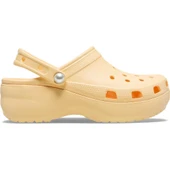 crocs 211231-78Z CLASSIC PLATFORM PEARL CLOG SPOR TERLİK SANDALET thumbnail 1