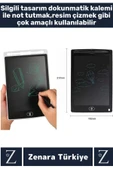 Premium Dijital Silgili Kalemli Çocuk Eğitim Tableti Grafik Ders Not Ödev Resim LCD Writing Tablet thumbnail 3